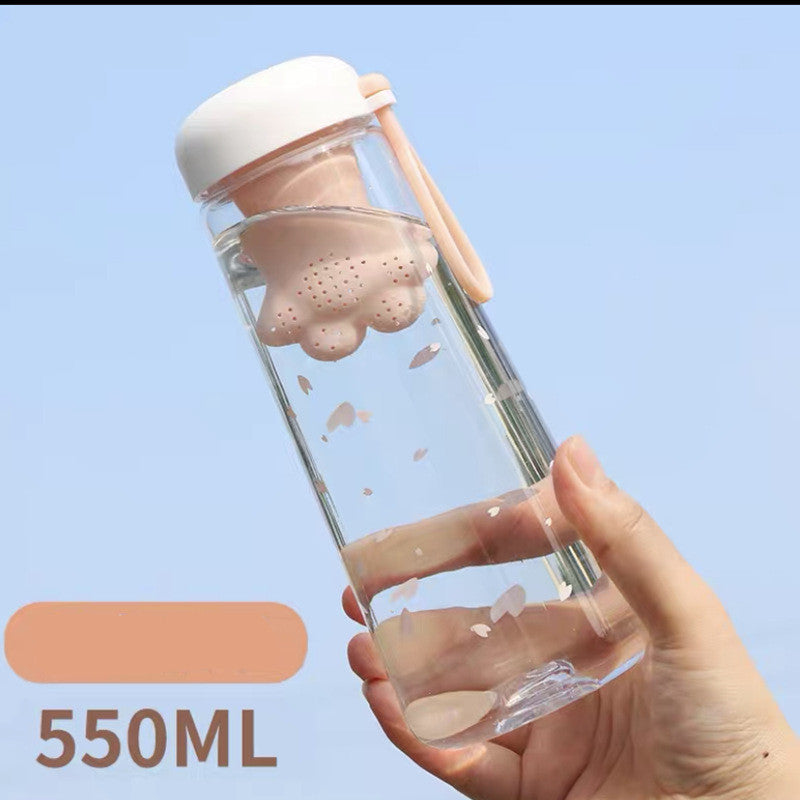 Plastic Water Cup Portable Summer Women