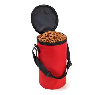 Waterproof dog food bag with travel bowls and dry food container - Dailyy shoplio