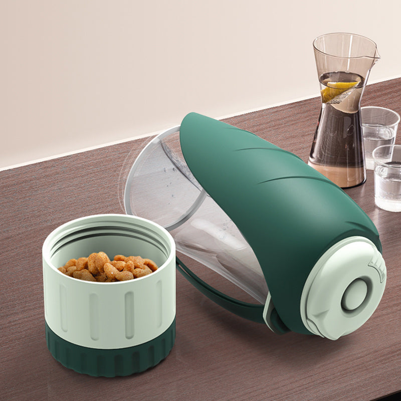 2-in-1 Pet Water Bottle & Food Bowl – Foldable, Portable, Travel-Friendly for Dogs - Dailyy shoplio
