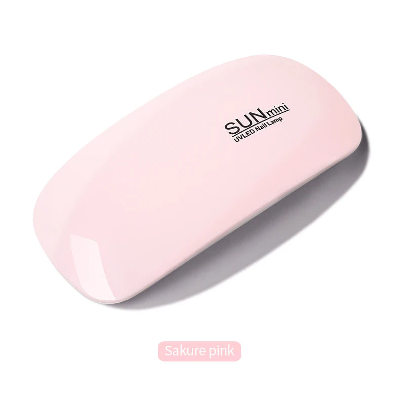 6W Mini UV LED Nail Lamp – Portable Gel Polish Dryer with USB Cable