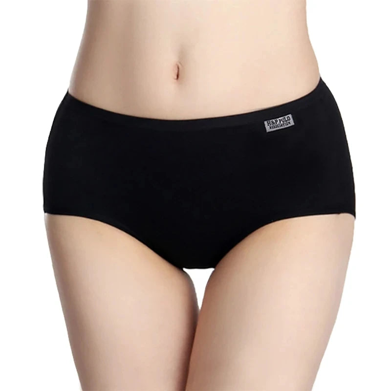 1Pcs Candy Color Cotton Panties – Seamless, Breathable, Mid-Waist