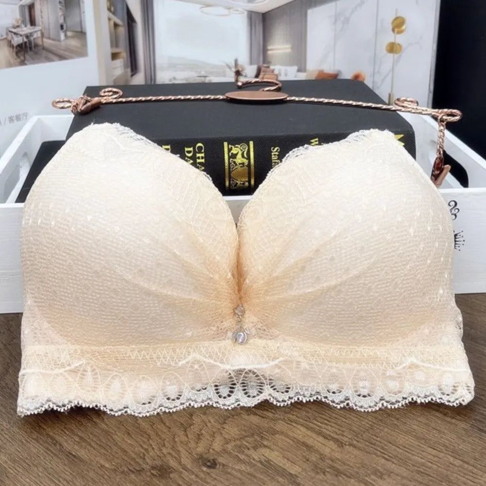 Extra Thick 12cm Bra– No Steel Ring, Thickened Cup & Gathering for Women (A-B Cup)!