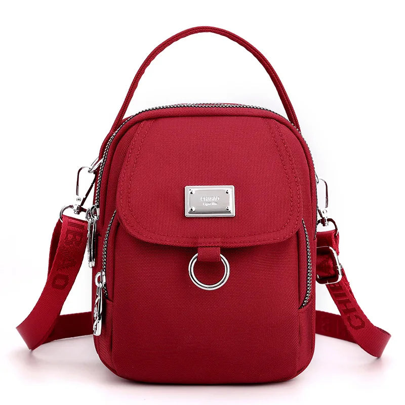 Small Women's Shoulder Bag, Composite Fabric, Mini Leisure Bag, Embroidered Han Pocket