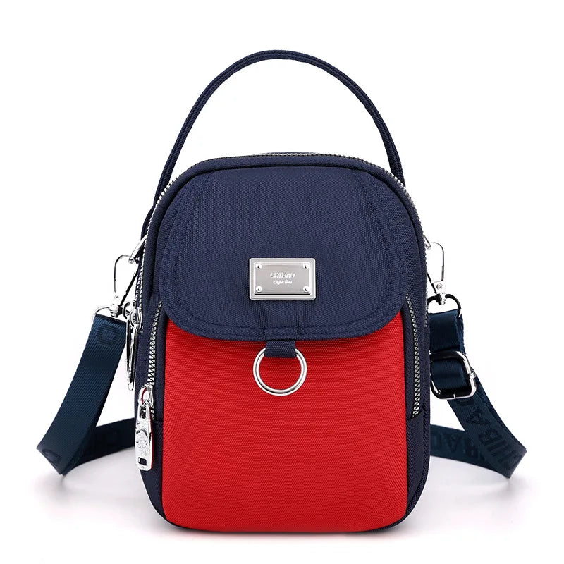 Small Women's Shoulder Bag, Composite Fabric, Mini Leisure Bag, Embroidered Han Pocket