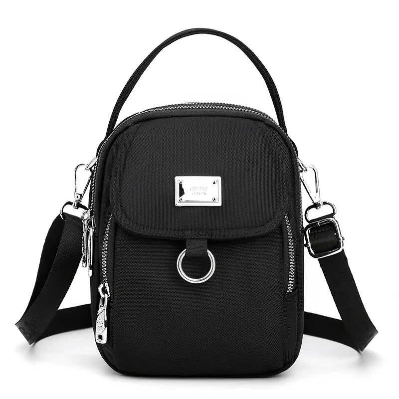 Small Women's Shoulder Bag, Composite Fabric, Mini Leisure Bag, Embroidered Han Pocket