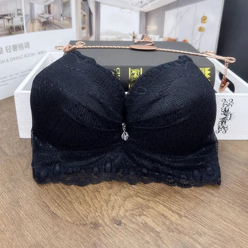 Extra Thick 12cm Bra– No Steel Ring, Thickened Cup & Gathering for Women (A-B Cup)!