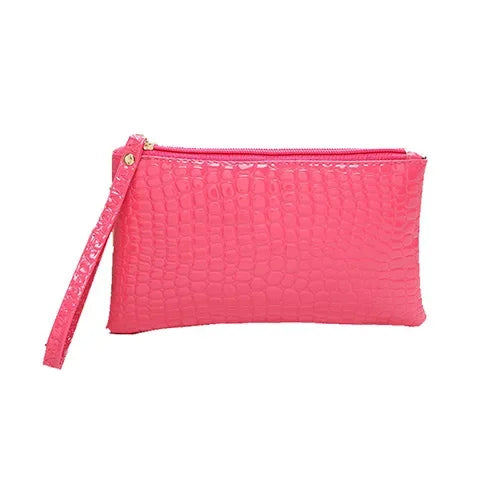 Fashion Women’s Cosmetic Bag, Zipper Makeup Bag, Travel Toiletry Organizer, Ladies Clutch Pouch