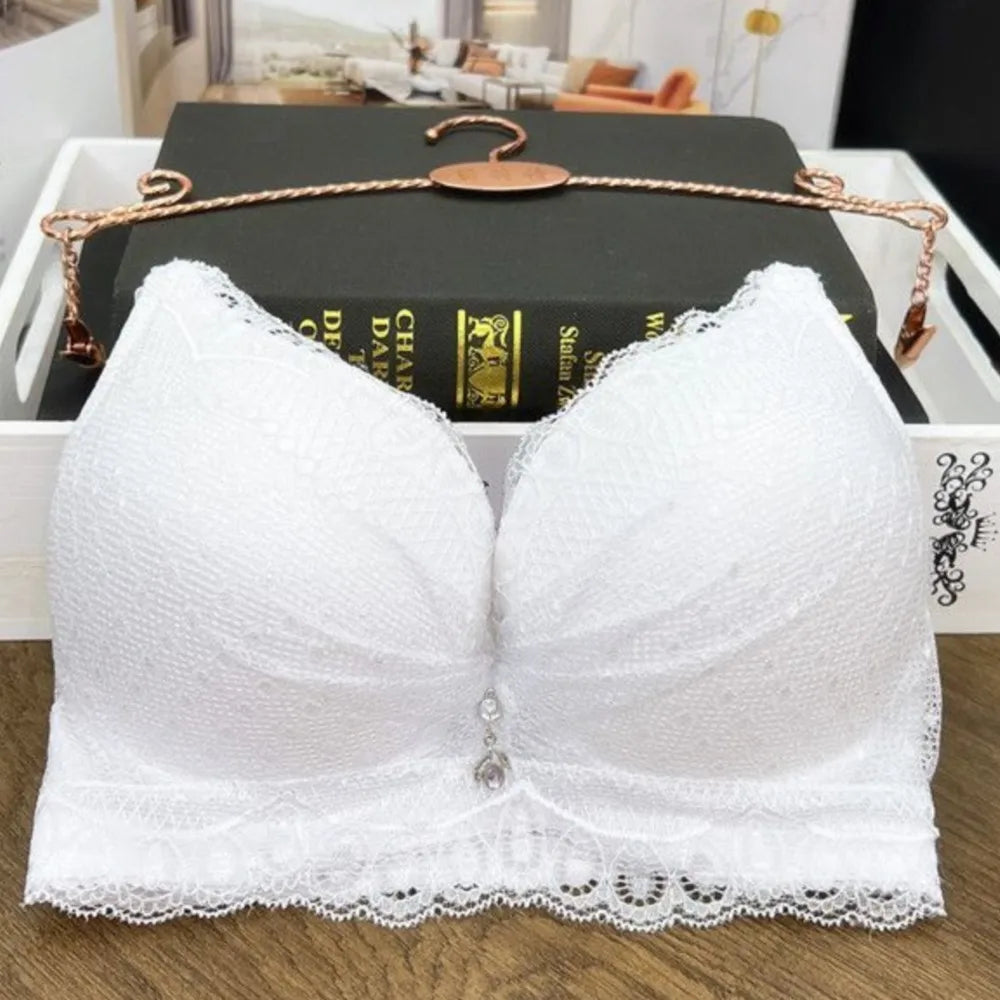 Extra Thick 12cm Bra– No Steel Ring, Thickened Cup & Gathering for Women (A-B Cup)!
