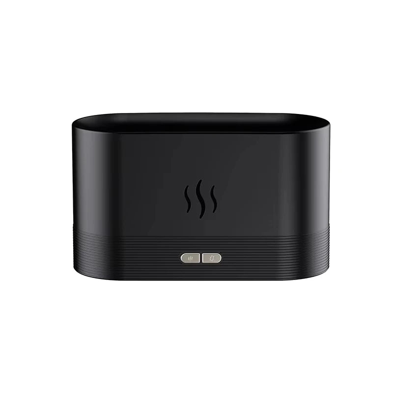 Vissko Aroma Flame Diffuser – 180ml Ultrasonic Humidifier & Essential Oil Lamp