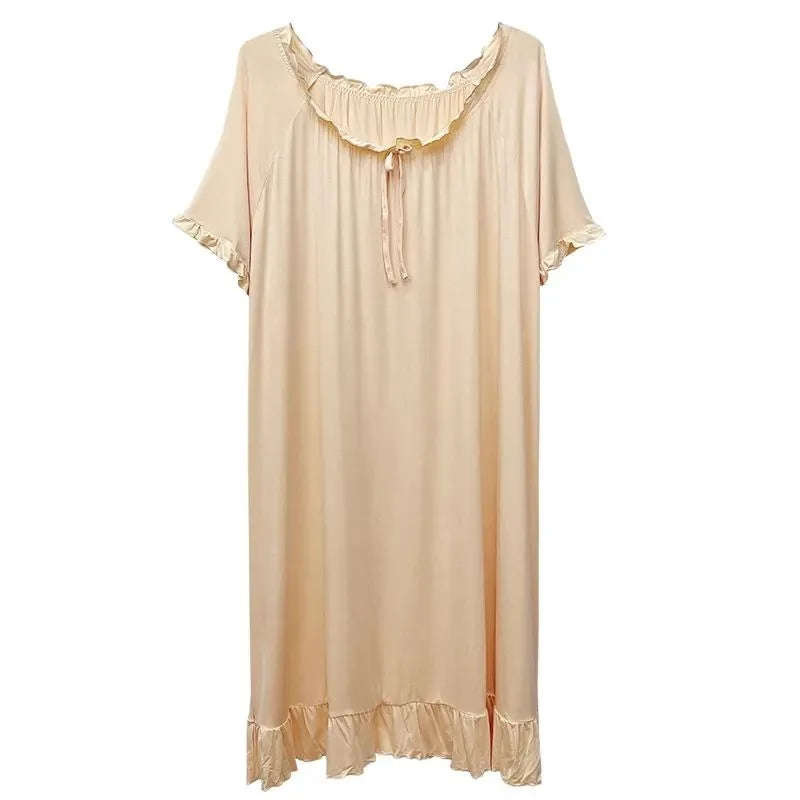 Oversized 150kg Loose Nightgown – Comfy, Chic & Perfect for Home!