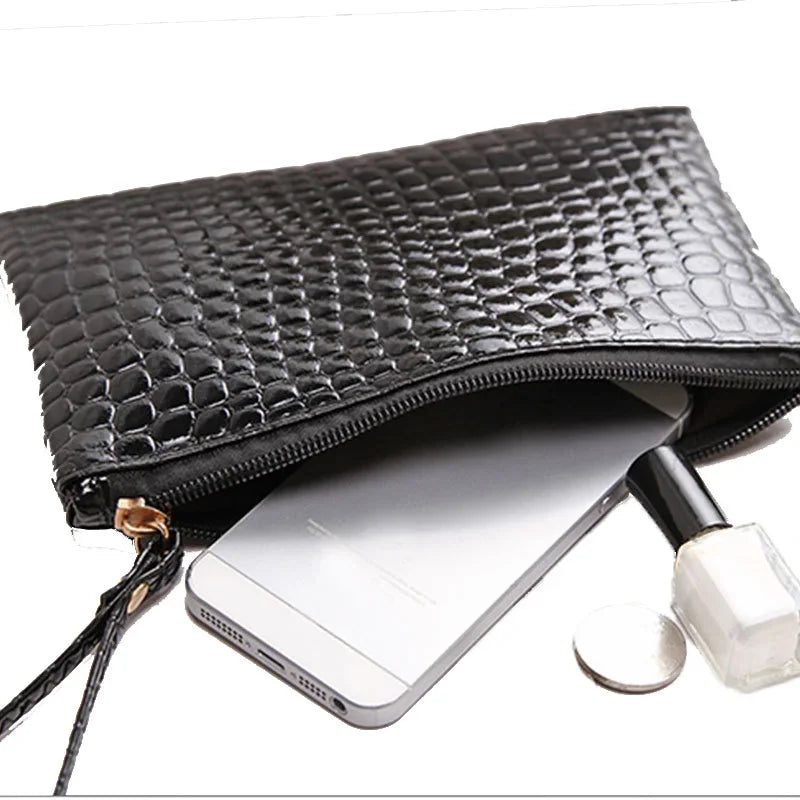 Fashion Women’s Cosmetic Bag, Zipper Makeup Bag, Travel Toiletry Organizer, Ladies Clutch Pouch