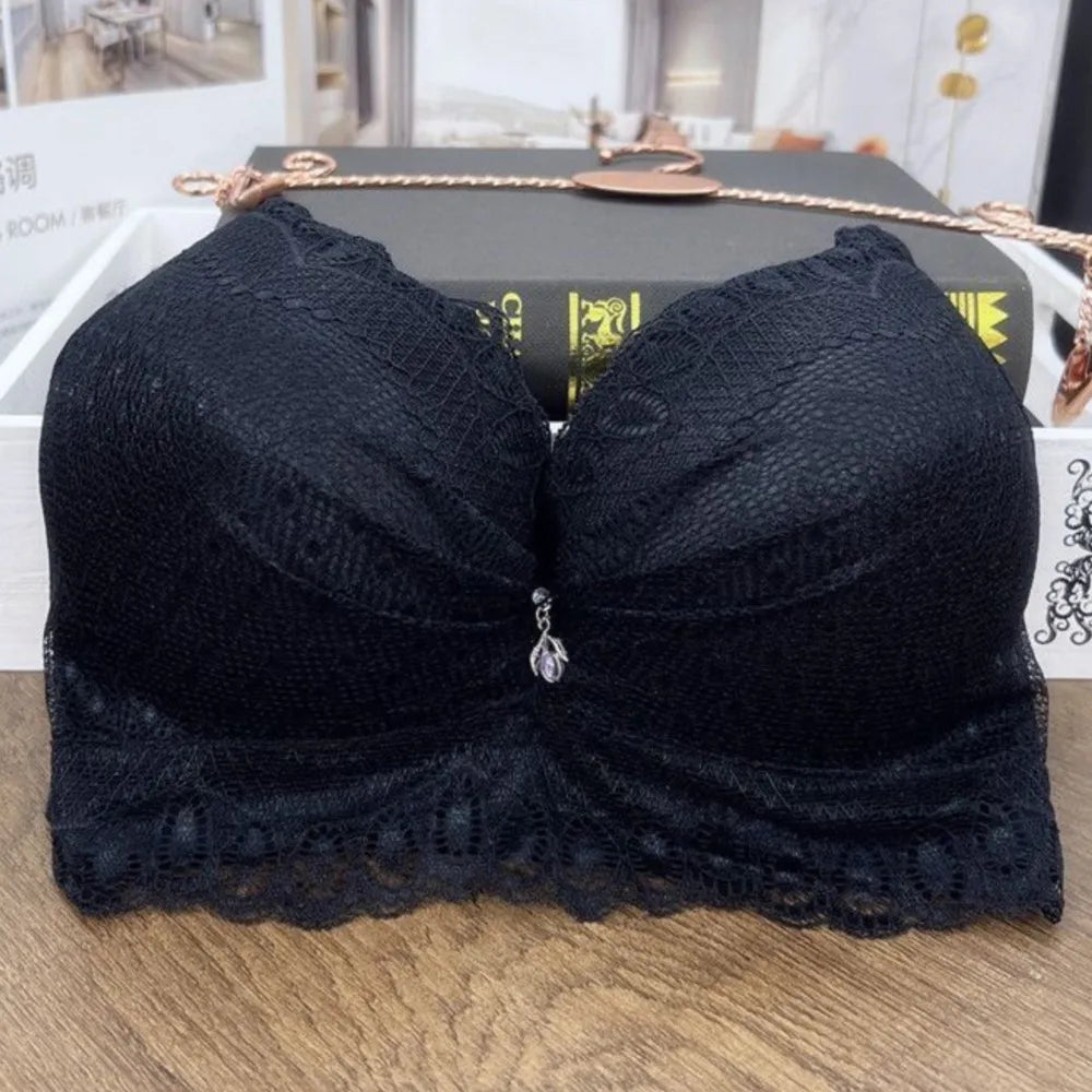 Extra Thick 12cm Bra– No Steel Ring, Thickened Cup & Gathering for Women (A-B Cup)!