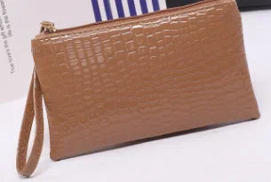 Fashion Women’s Cosmetic Bag, Zipper Makeup Bag, Travel Toiletry Organizer, Ladies Clutch Pouch