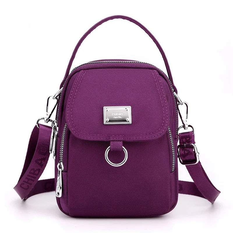 Small Women's Shoulder Bag, Composite Fabric, Mini Leisure Bag, Embroidered Han Pocket