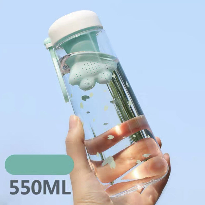 Plastic Water Cup Portable Summer Women