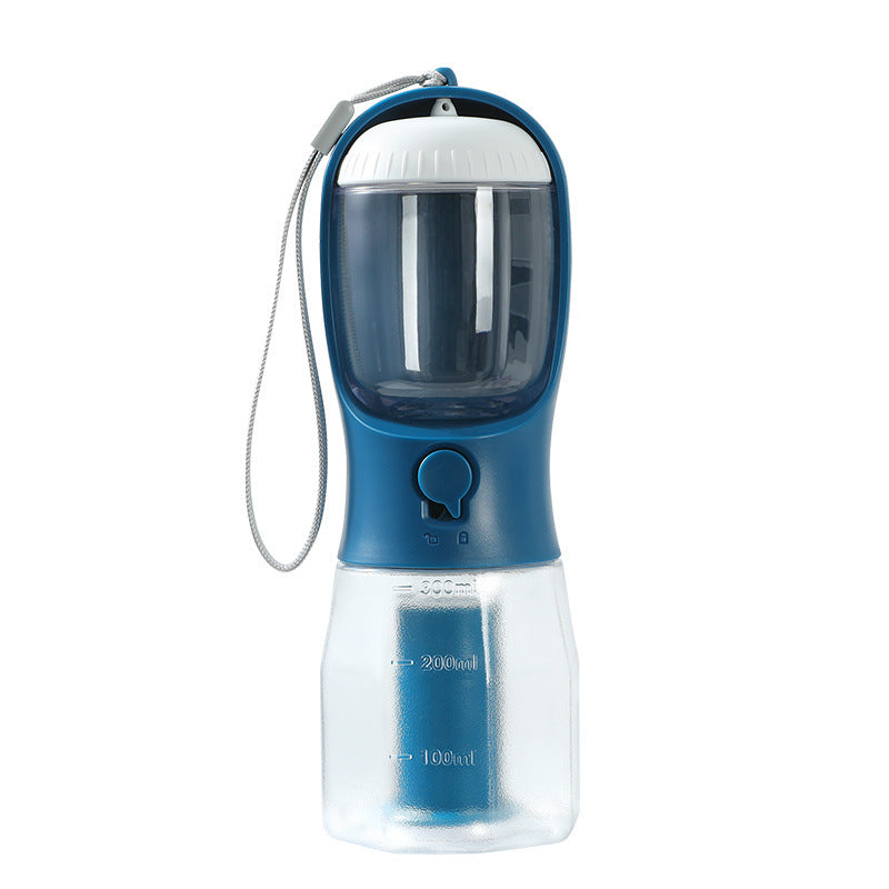 3-in-1 Portable Pet Water & Food Cup with Waste Bag Holder - Dailyy shoplio