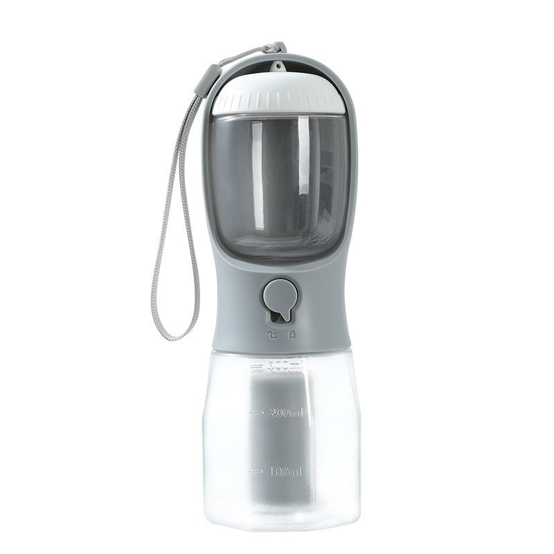 3-in-1 Portable Pet Water & Food Cup with Waste Bag Holder - Dailyy shoplio