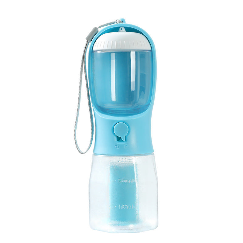 3-in-1 Portable Pet Water & Food Cup with Waste Bag Holder - Dailyy shoplio