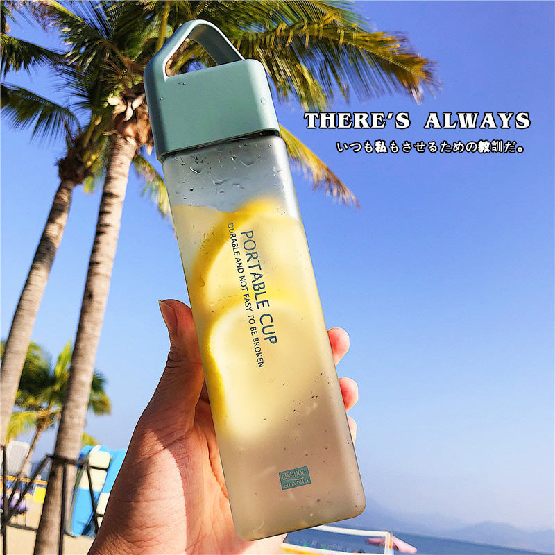 Simple Plastic Cup Portable Water Bottle