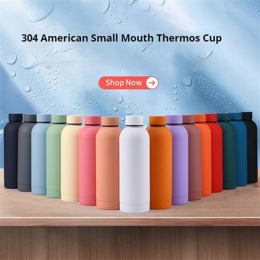 Stainless Steel Vacuum Cup Outdoor Portable Large Capacity Water Bottle