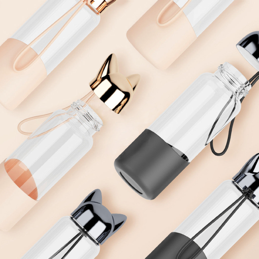 Travel Kettle Creative Cute Fox Glass