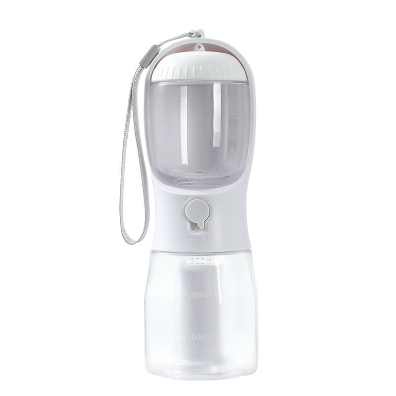 3-in-1 Portable Pet Water & Food Cup with Waste Bag Holder - Dailyy shoplio