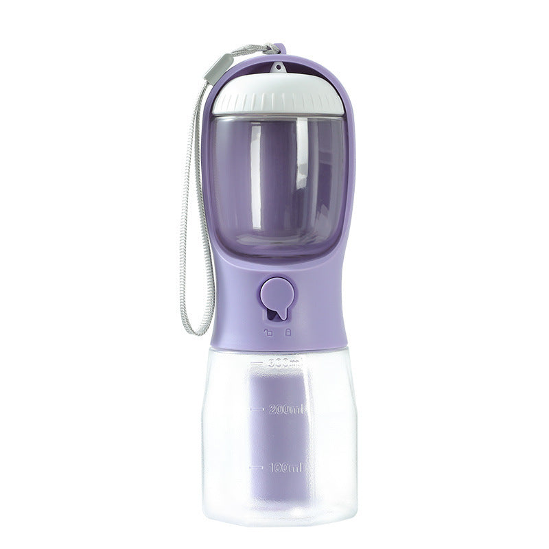 3-in-1 Portable Pet Water & Food Cup with Waste Bag Holder - Dailyy shoplio