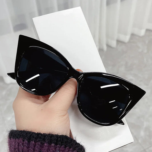 OIMG Vintage Oversized Cat Eye Sunglasses