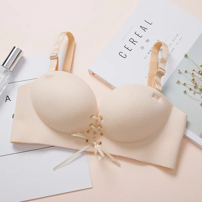 Sexy Seamless Push-Up Wireless Bra – Comfortable, Supportive, and Stylish for Women.