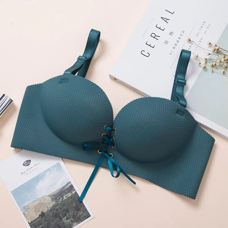 Sexy Seamless Push-Up Wireless Bra – Comfortable, Supportive, and Stylish for Women.