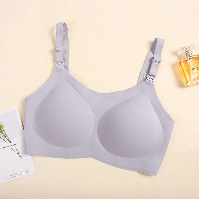 Maternity Breastfeeding Bra – Anti-Sagging, Thin, and Large Size for Moms!