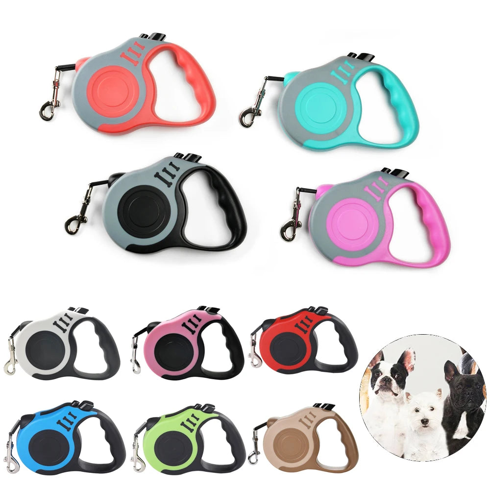 Durable 3m/5m retractable nylon leash for dogs and cats - Dailyy shoplio