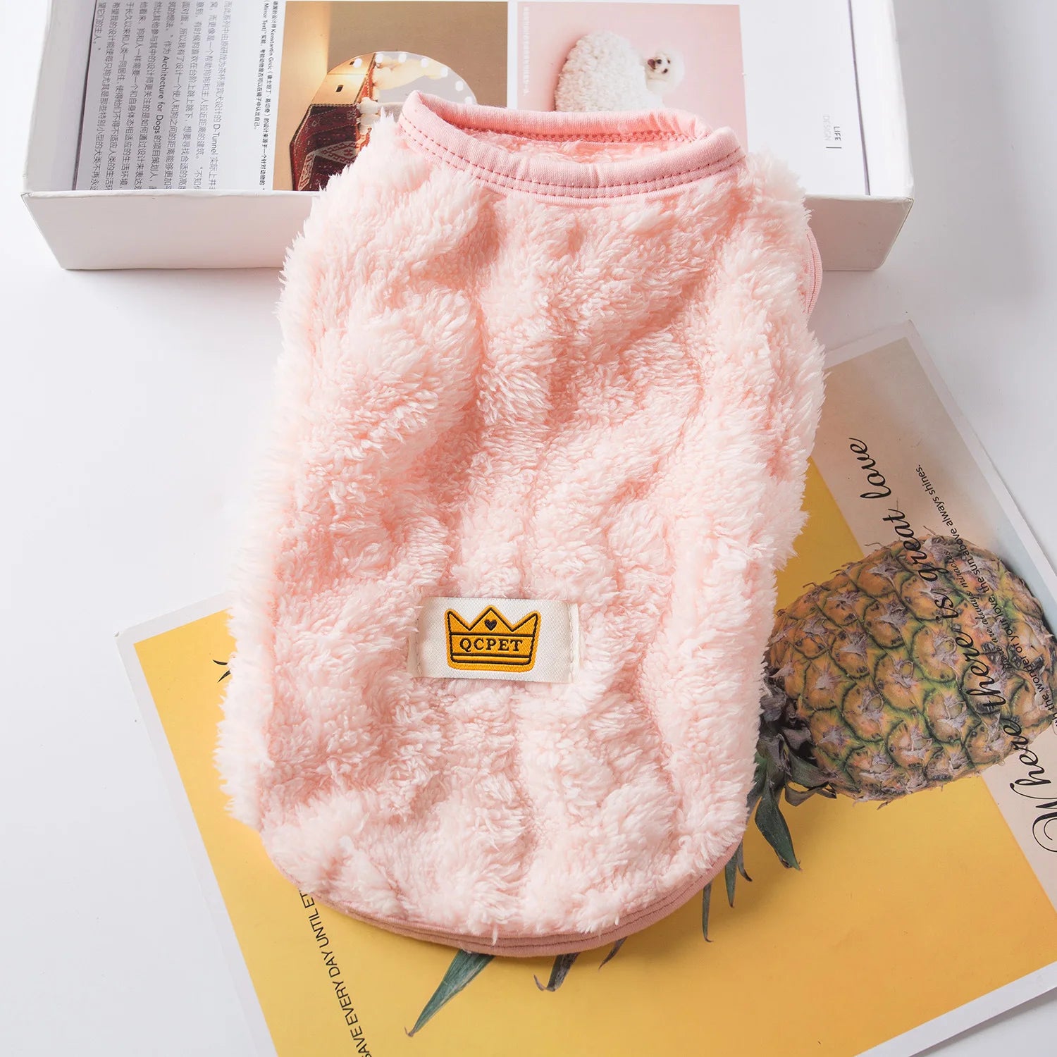 Soft & Cozy Fleece Pet Sweater – Perfect for Cats & Small Dogs! - Dailyy shoplio