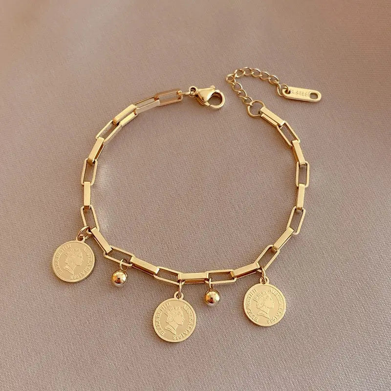 Gold Hip Hop Bracelet