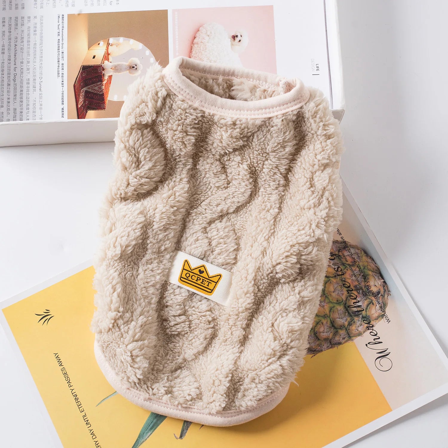Soft & Cozy Fleece Pet Sweater – Perfect for Cats & Small Dogs! - Dailyy shoplio