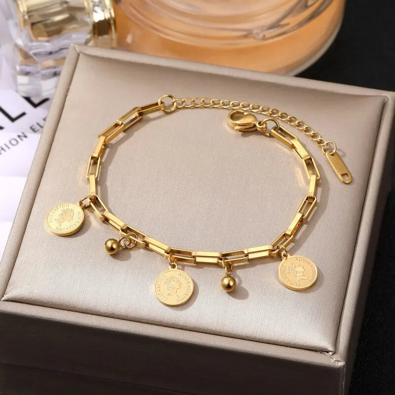 Gold Hip Hop Bracelet