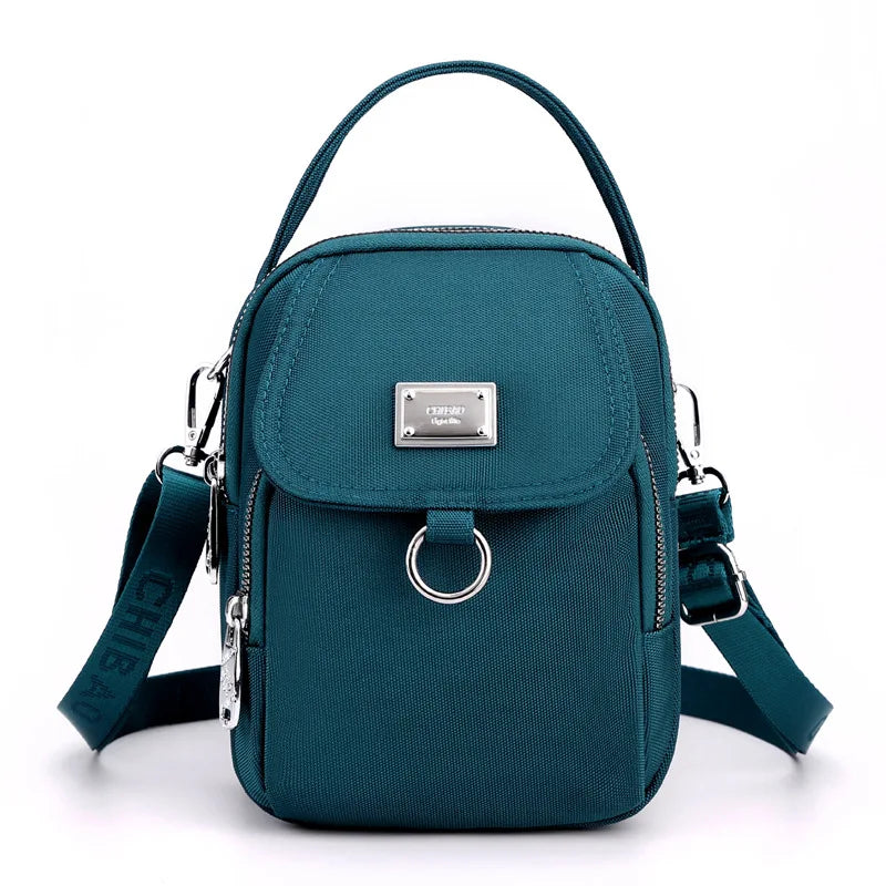 Small Women's Shoulder Bag, Composite Fabric, Mini Leisure Bag, Embroidered Han Pocket