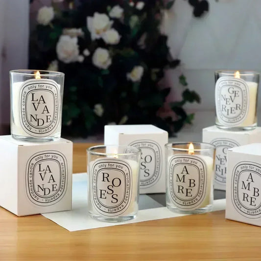 Romantic Transparent Scented Candle – Aromatic Gift for Weddings, Guests, and Special Occasions