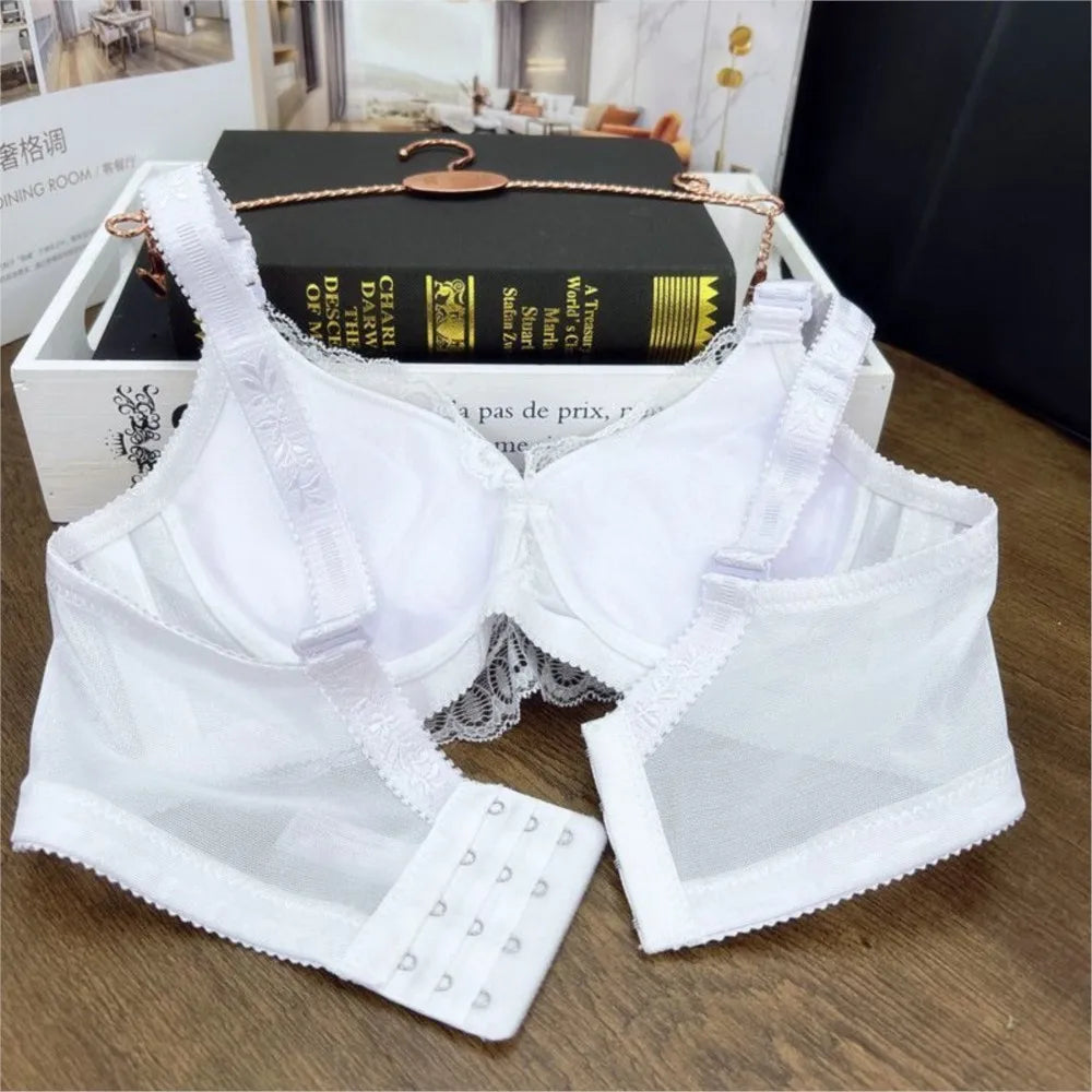 Extra Thick 12cm Bra– No Steel Ring, Thickened Cup & Gathering for Women (A-B Cup)!