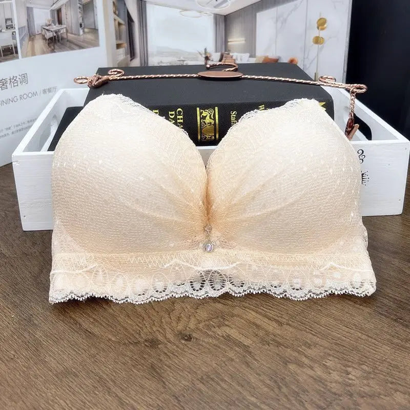Extra Thick 12cm Bra– No Steel Ring, Thickened Cup & Gathering for Women (A-B Cup)!