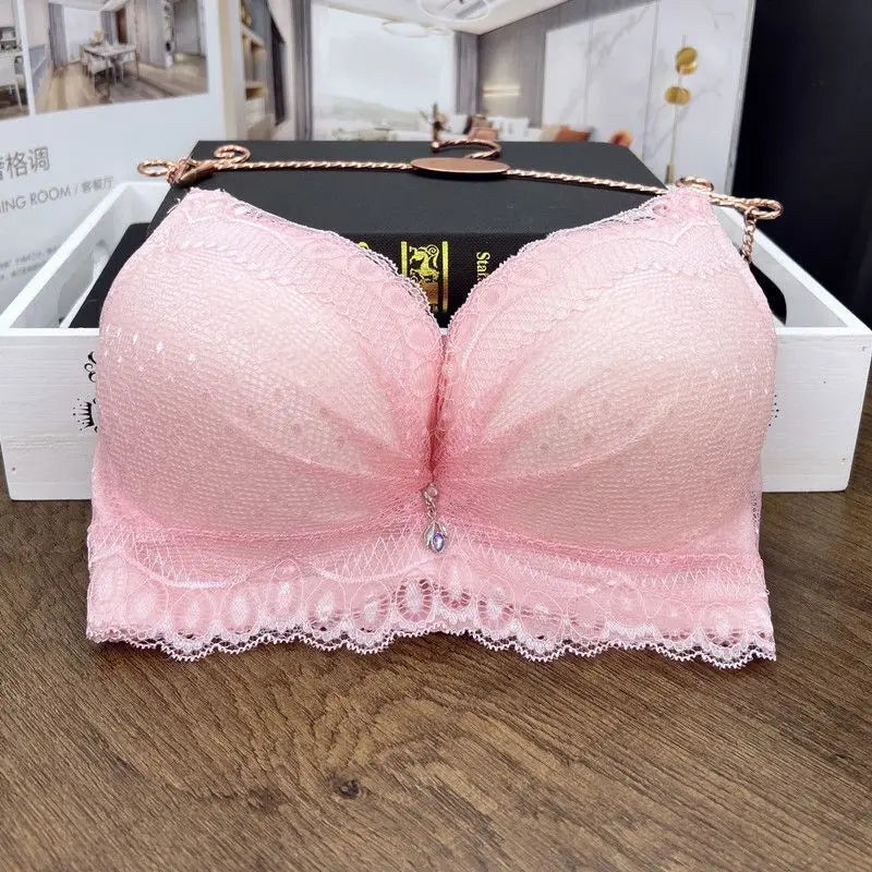 Extra Thick 12cm Bra– No Steel Ring, Thickened Cup & Gathering for Women (A-B Cup)!