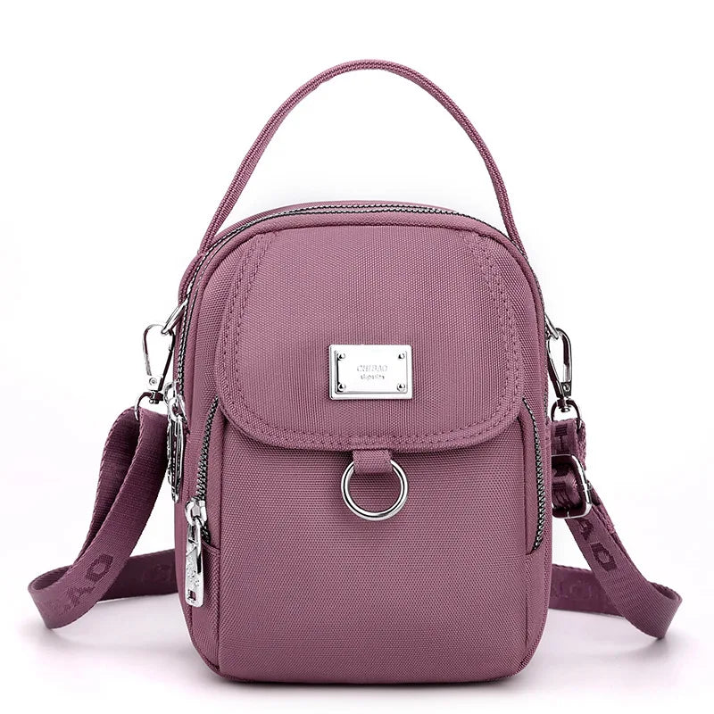 Small Women's Shoulder Bag, Composite Fabric, Mini Leisure Bag, Embroidered Han Pocket