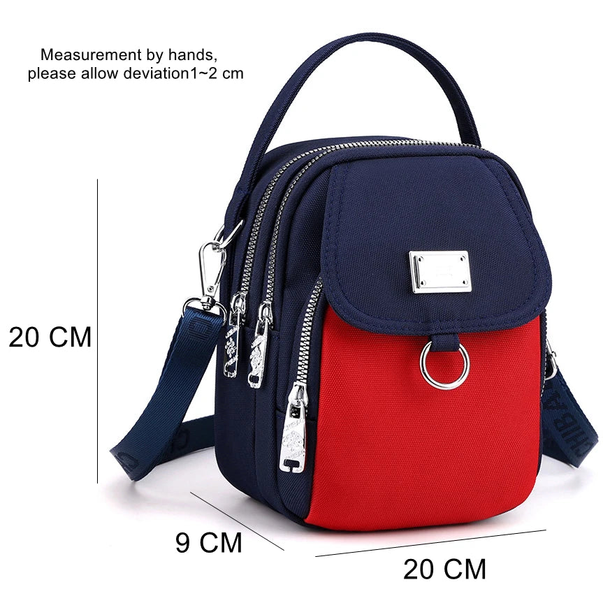 Small Women's Shoulder Bag, Composite Fabric, Mini Leisure Bag, Embroidered Han Pocket