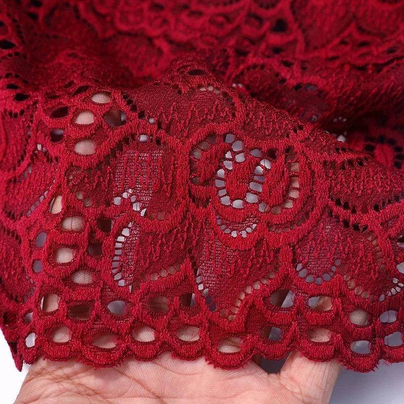 Tank Bra- V-neck, wide straps, sexy lace, versatile crochet vest, plus size, women's inner bra