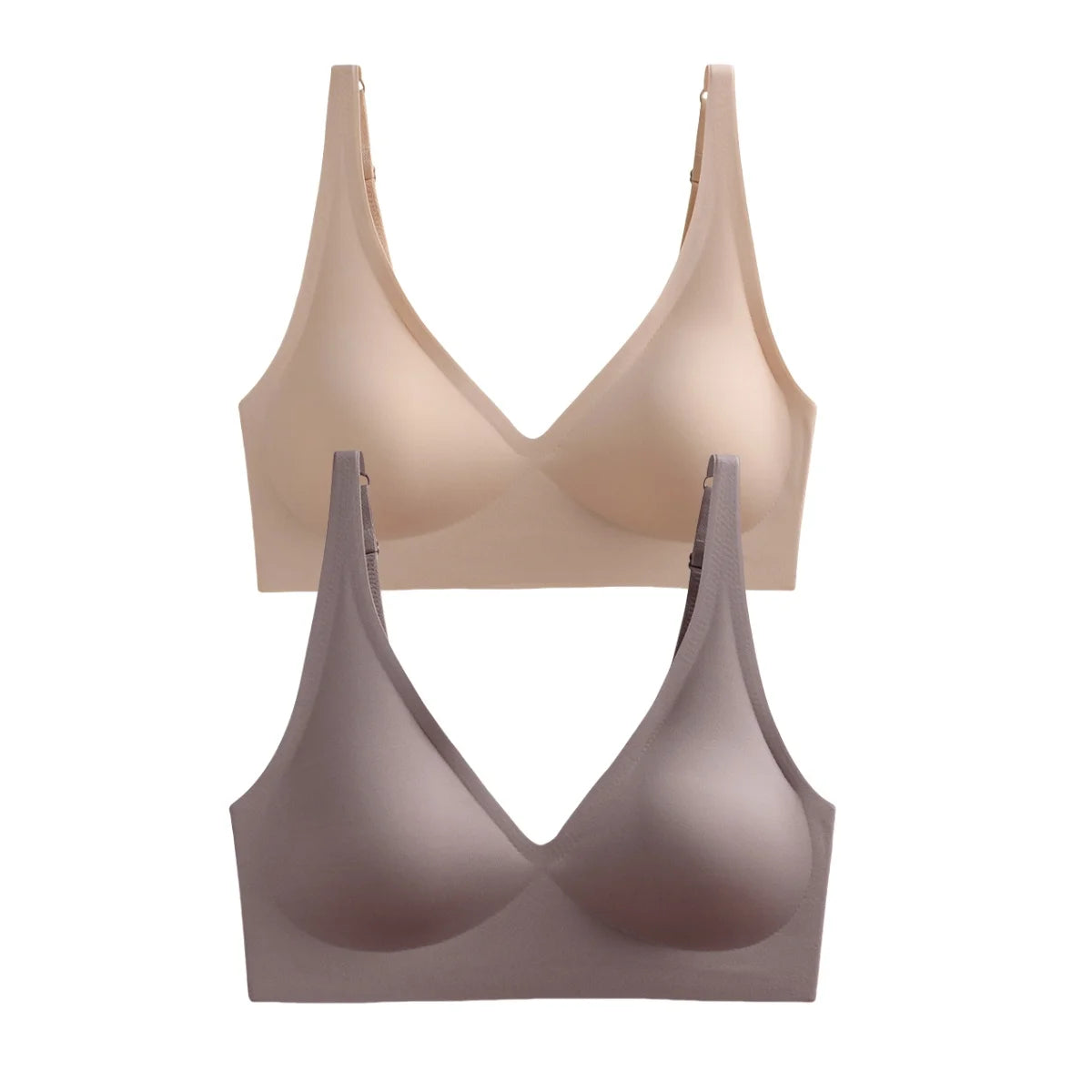 2PCS Seamless Bra Set– Wireless, Soft Padded, Push-Up & Sexy Lingerie!