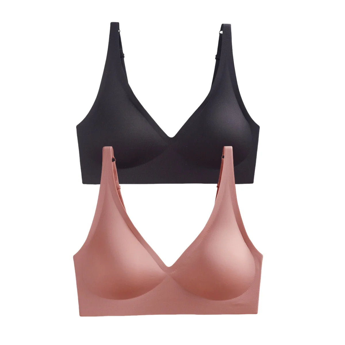 2PCS Seamless Bra Set– Wireless, Soft Padded, Push-Up & Sexy Lingerie!