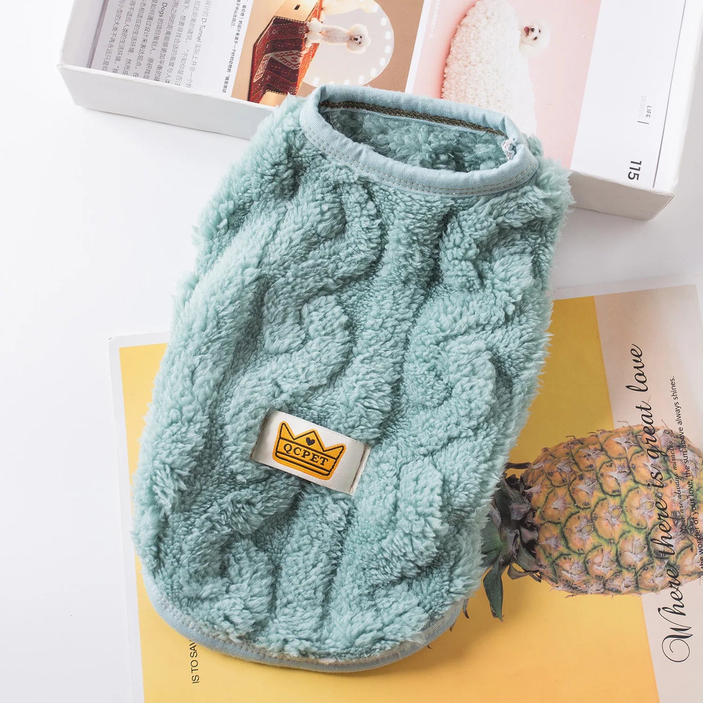 Soft & Cozy Fleece Pet Sweater – Perfect for Cats & Small Dogs! - Dailyy shoplio