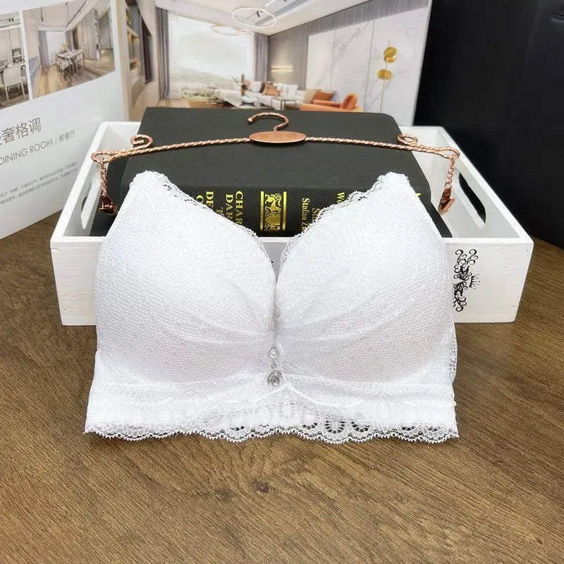 Extra Thick 12cm Bra– No Steel Ring, Thickened Cup & Gathering for Women (A-B Cup)!