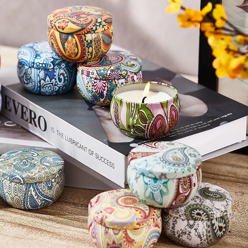 Obisesio 12pc Scented Soy Candle Set – Aromatherapy Gift for Home, Women, Men, and Friends