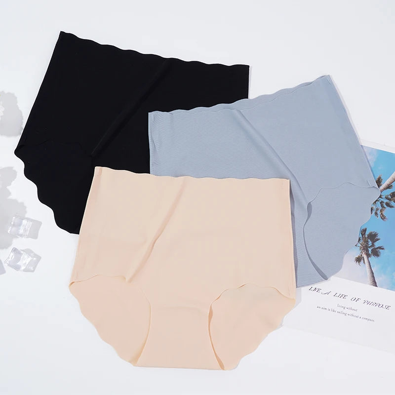 Piece Seamless Silk Underwear Set – Soft, Smooth & Stylish!